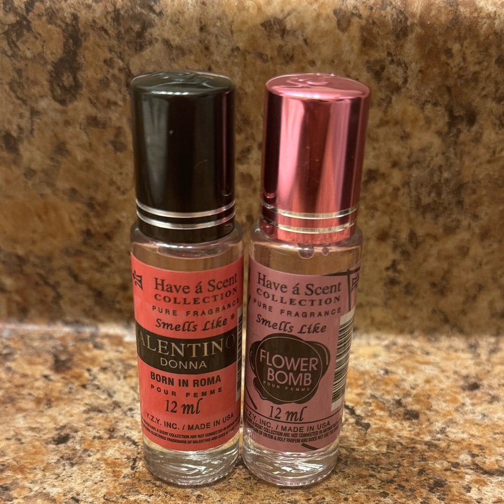 Pink and Black Moisturizer and Body Oil Set